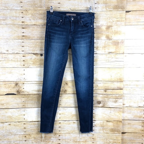 Joes Jeans Raw Hem Skinny Jeans 25 